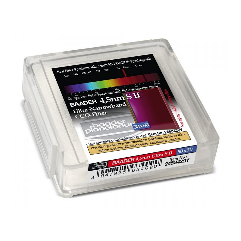 Baader Filtro S II Ultra-Narrowband 4,5nm 50x50mm