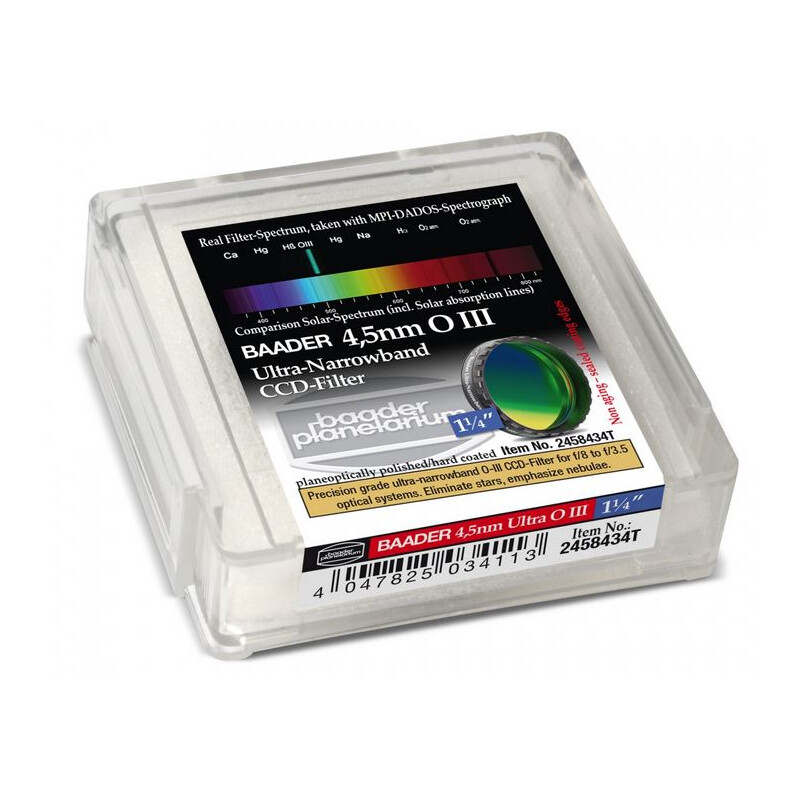 Baader Filtro OIII Ultra-Narrowband 4,5nm 1,25".