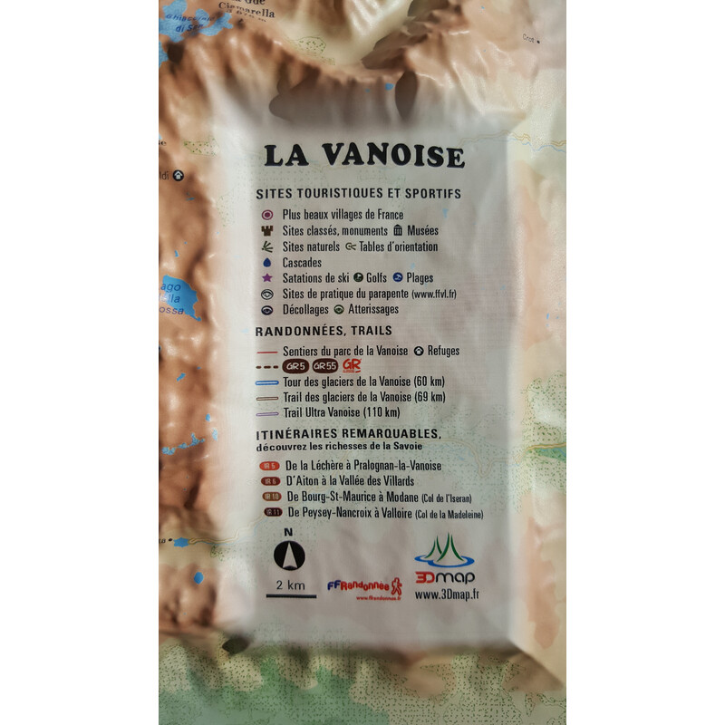 3Dmap Mappa Regionale La Vanoise