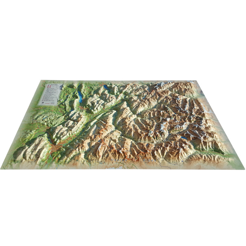 3Dmap Mappa Regionale La Savoie