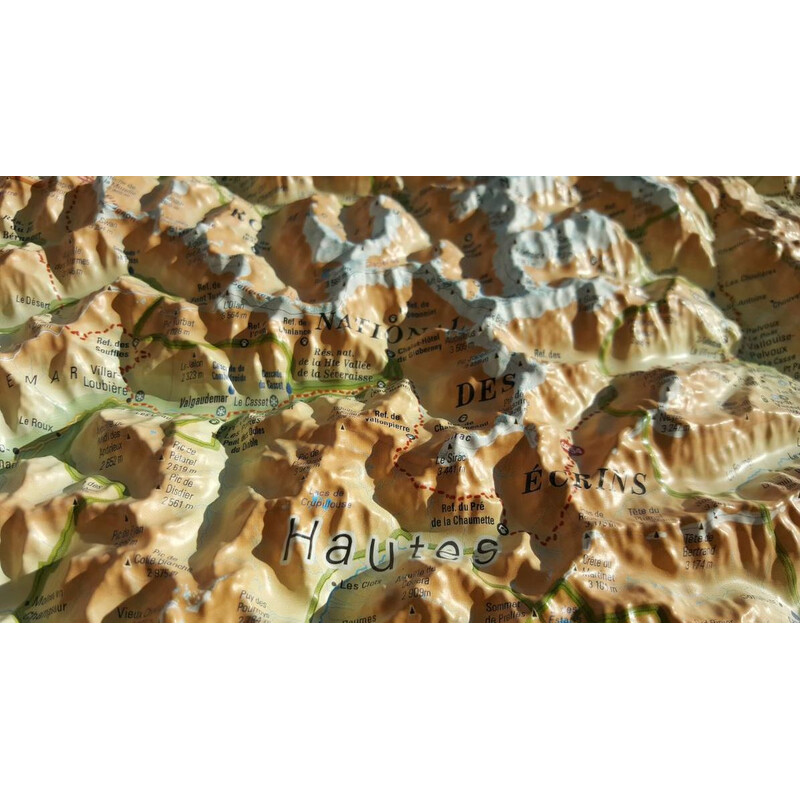 3Dmap Mappa Regionale Le Massif des Ecrins