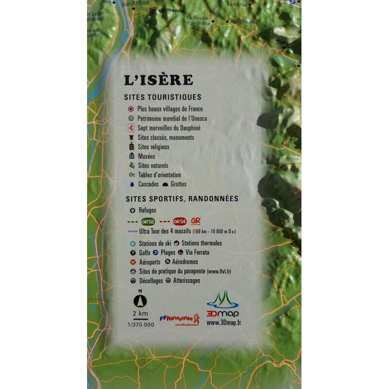 3Dmap Mappa Regionale L'Isère