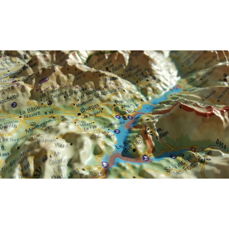 3Dmap Mappa Regionale Les Hautes Alpes