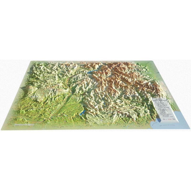 3Dmap Mappa Regionale Les Alpes-de-Hautes- Provence