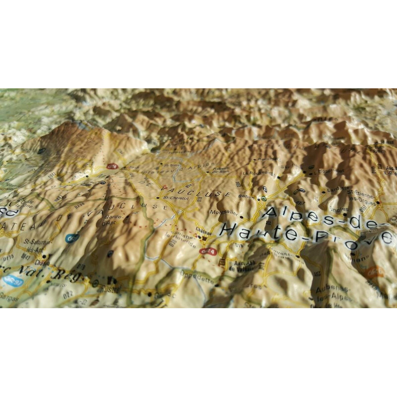 3Dmap Mappa Regionale Les Massifs de Provence