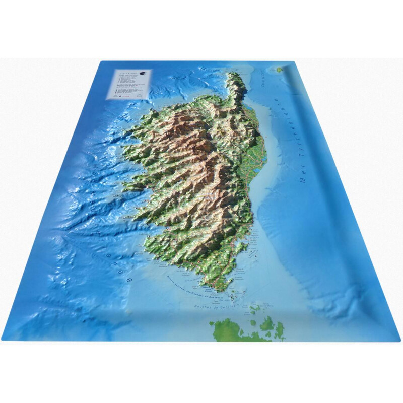 3Dmap Mappa Regionale La Corse