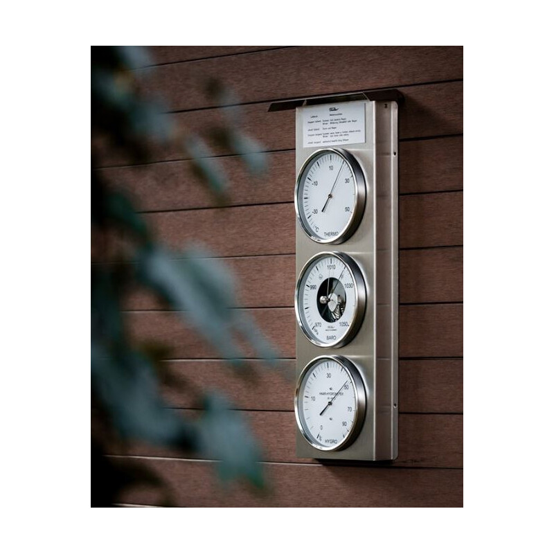 Fischer Stazione meteo Außenwetterstation mit Wetterregeln