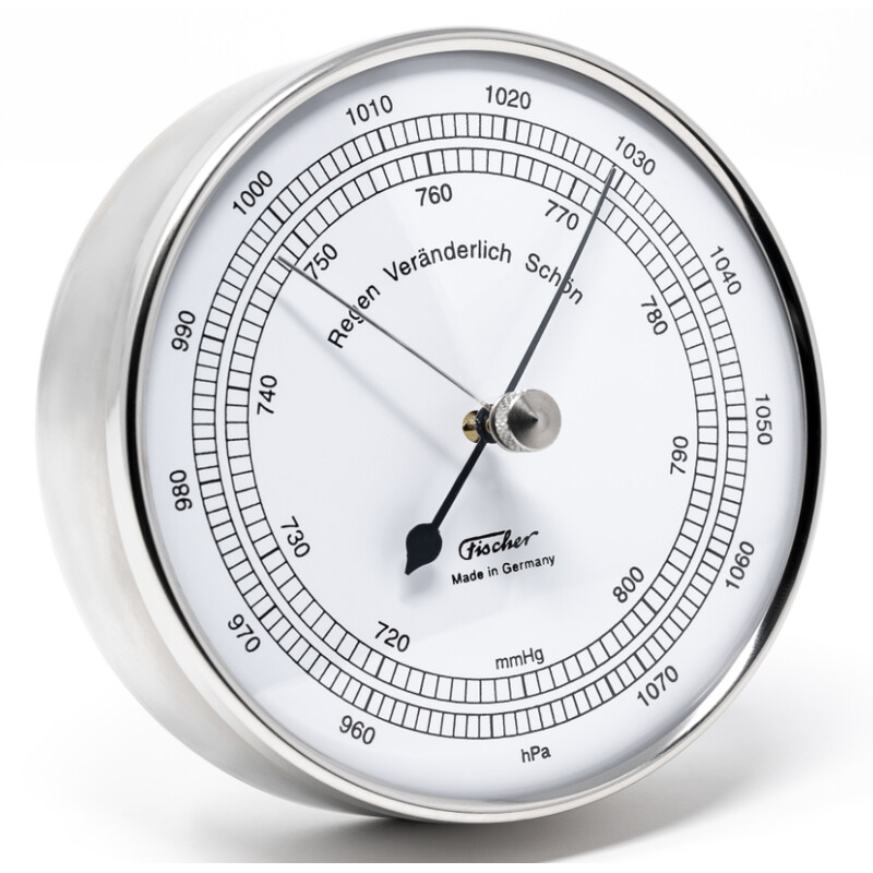 Fischer Stazione meteo Barometro Acciaio inossidabile