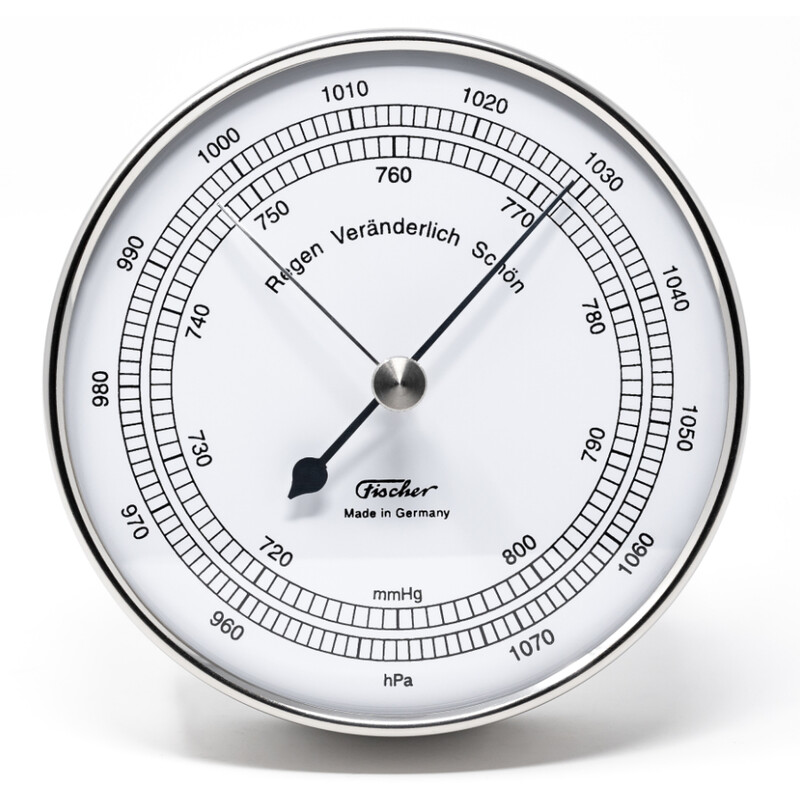 Fischer Stazione meteo Barometro Acciaio inossidabile