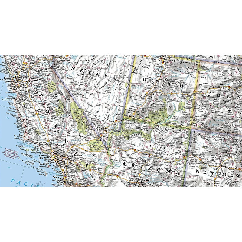 National Geographic Mappa Carta degli USA politica (111 x 77 cm)
