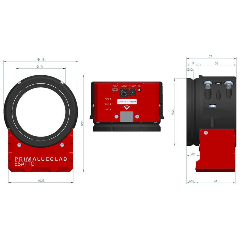 PrimaLuceLab ESATTO 3" Robotic Microfocuser