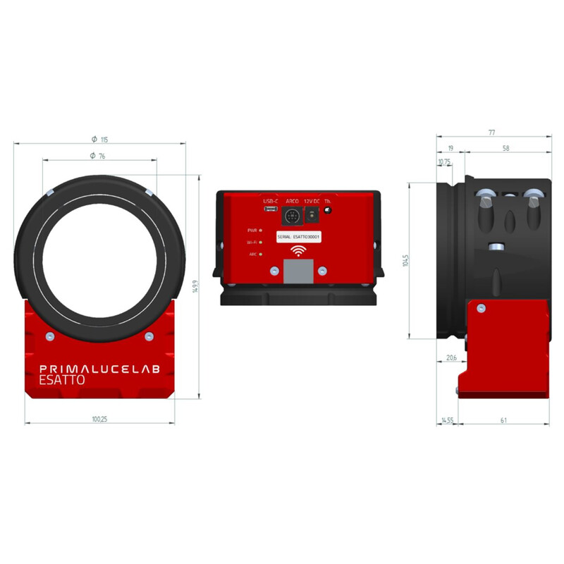 PrimaLuceLab Focheggiatore micrometrico motorizzato ESATTO 3