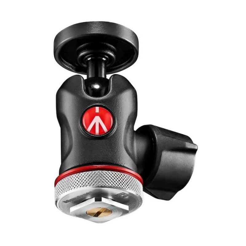 Manfrotto Treppiede- testa a sfera MH492LCD-BH Micro with hot shoe