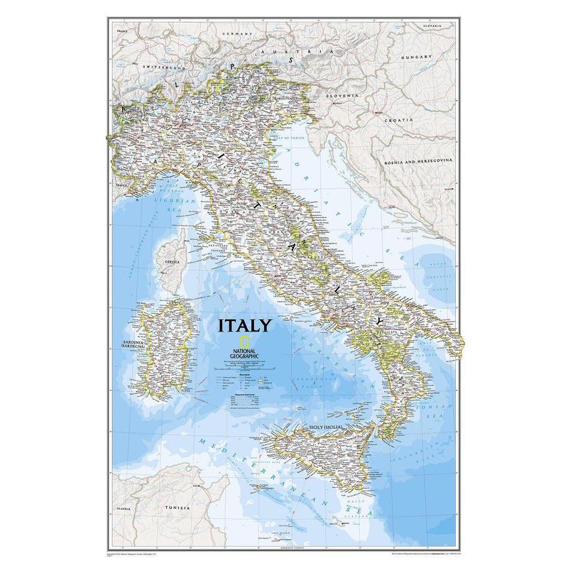 National Geographic Mappa Italia