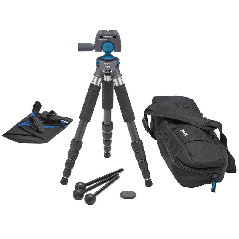 Novoflex Treppiede Carbonio TrioPod Travelset con MagicBall Mini