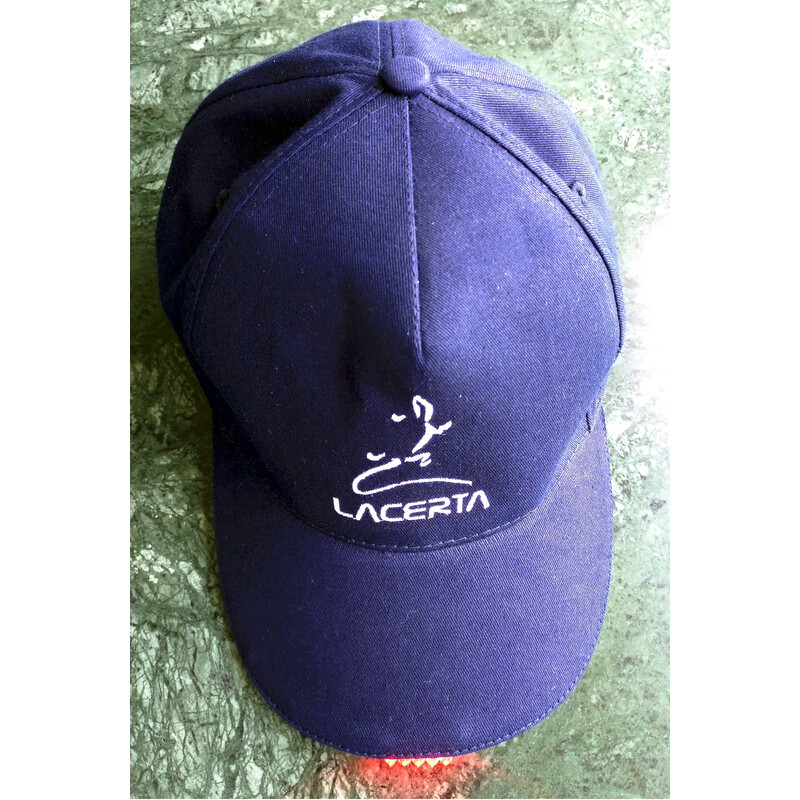 Lacerta Torcia Cappuccio con illuminazione a LED rossa