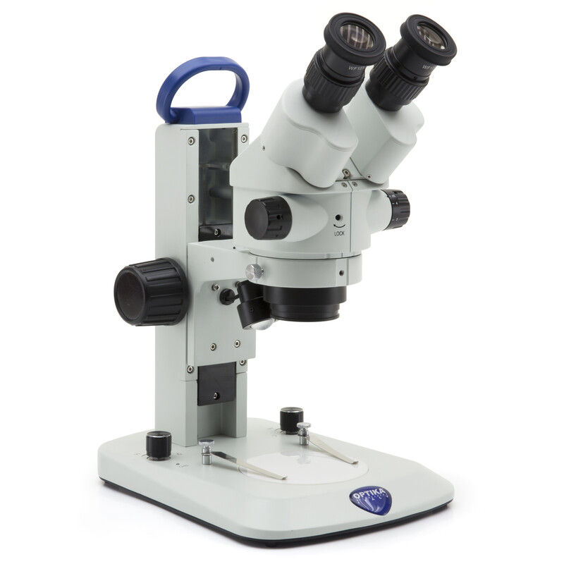 Optika Microscopio stereo SLX-2, Luce incidente e trasmessa, Zoom, 7-45x, LED, binoculare