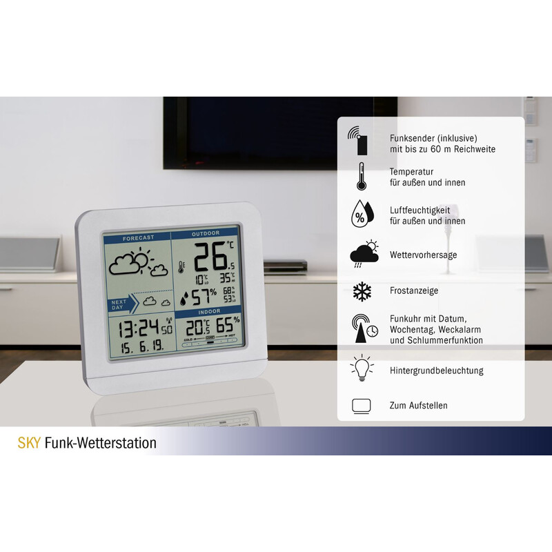 TFA Stazione meteo Sky wireless bianca