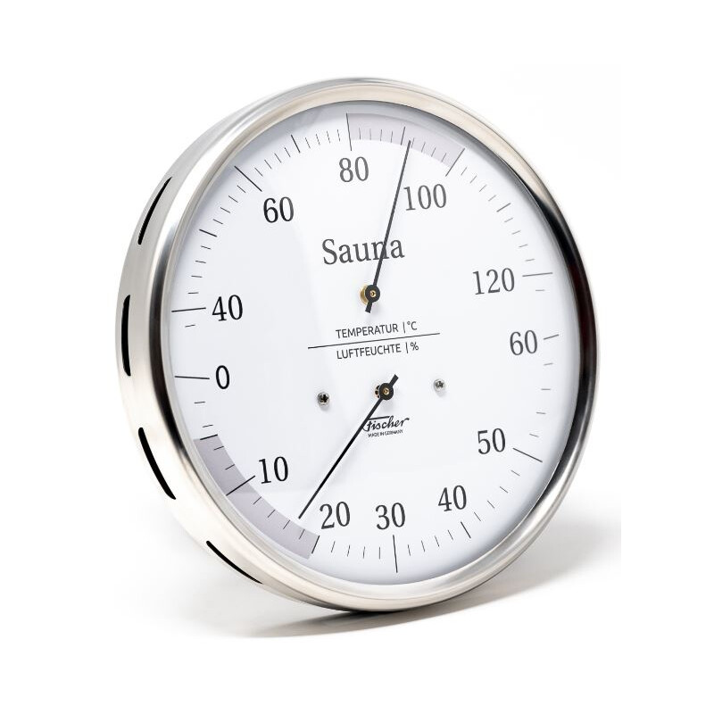 Fischer Stazione meteo Termometro igrometro per sauna 160 mm