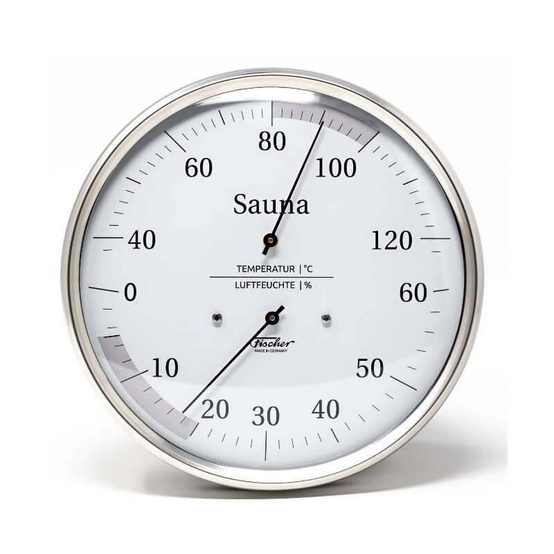 Fischer Stazione meteo Termometro igrometro per sauna 130 mm