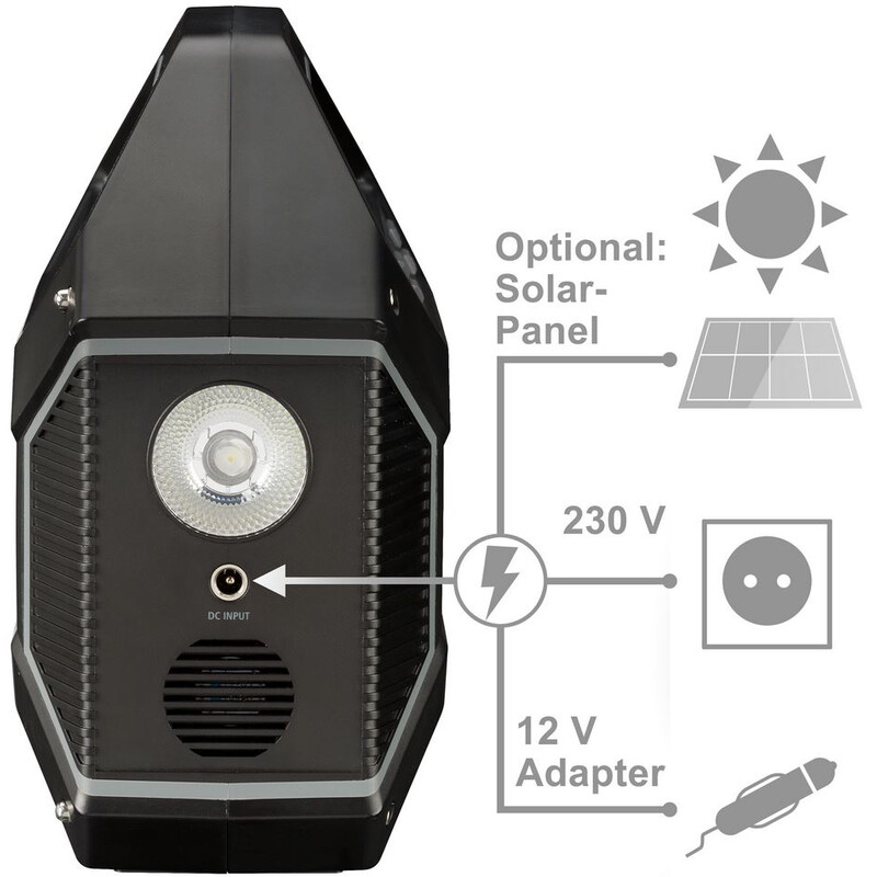 Bresser Mobile Power Station 100 Watt + caricabatterie solare 40 Watt