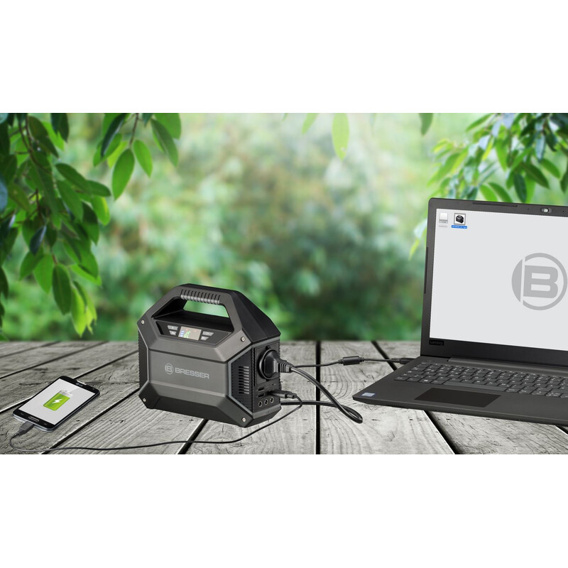 Bresser Mobile Power Station 100 Watt + caricabatterie solare 40 Watt