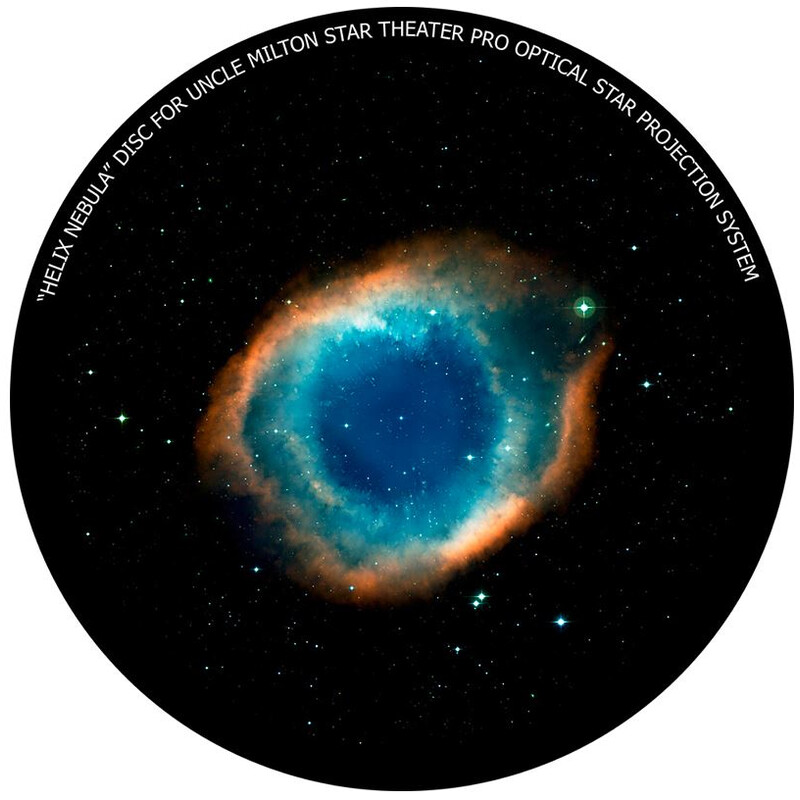 Omegon Diapositiva per l' Star Theater Pro con motivo Nebulosa Elica