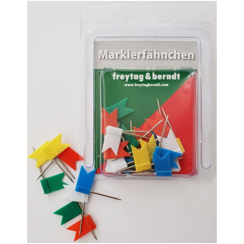 freytag & berndt Bandierine marcatrici 30 pezzi, colori misti