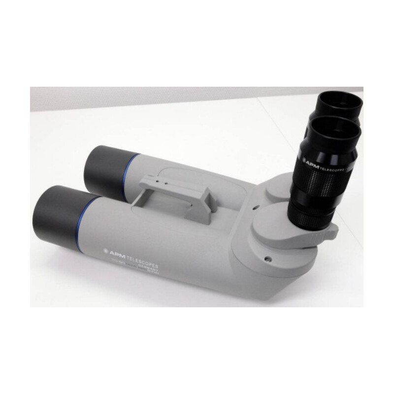 APM Binocolo Binocoli 70 mm 90° non ED 1,25 con Oculari UF 24 mm e custodia