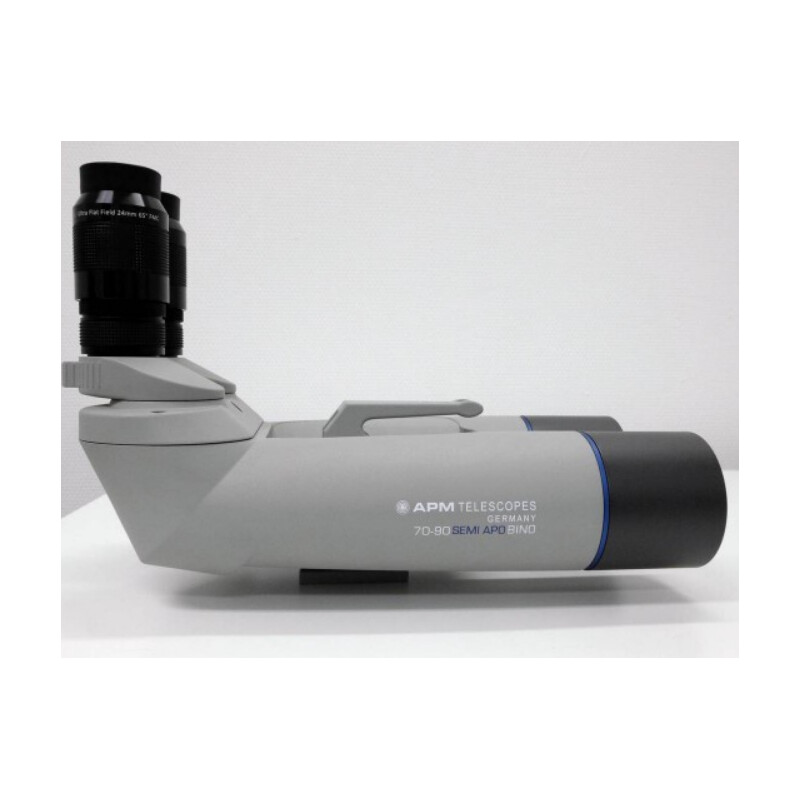 APM Binocolo Binocoli 70 mm 90° non ED 1,25 con Oculari UF 24 mm e custodia