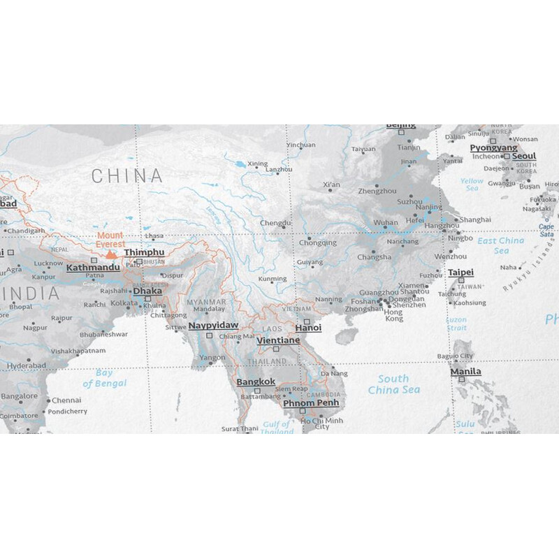 Marmota Maps Mappa del Mondo Explore the World 140x100cm