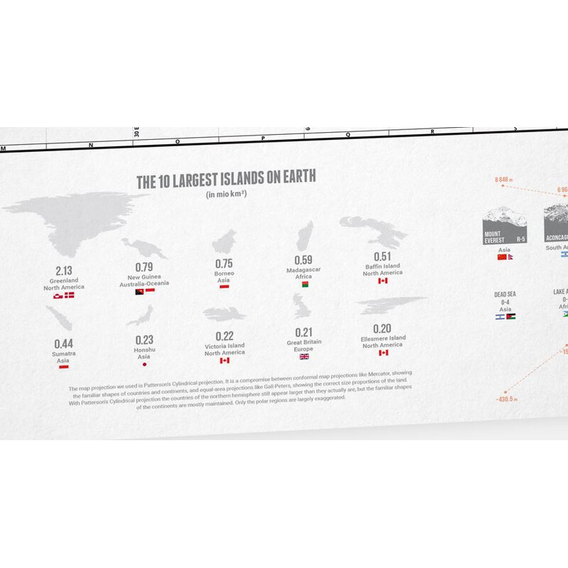 Marmota Maps Mappa del Mondo Explore the World 100x70cm