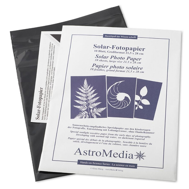 AstroMedia Kit Das Solar-Fotopapier 21,5 x 28 cm