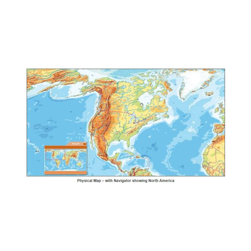 Klett-Perthes Verlag Software Interactive Wall Map: World & USA