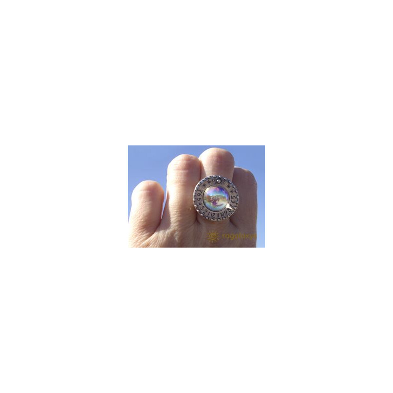 Ragalaxys Anello rosso Saturno