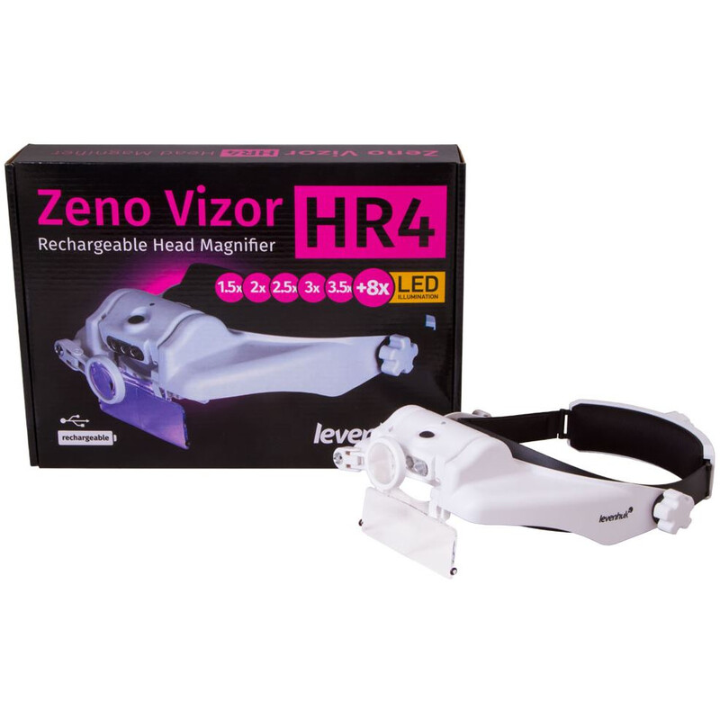 Levenhuk Lente d`Ingrandimento Zeno Vizor HR4 rechargeable