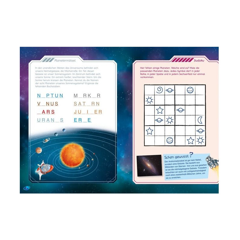 Tessloff-Verlag Piccolo Grande Tom. Puzzle divertenti sui pianeti