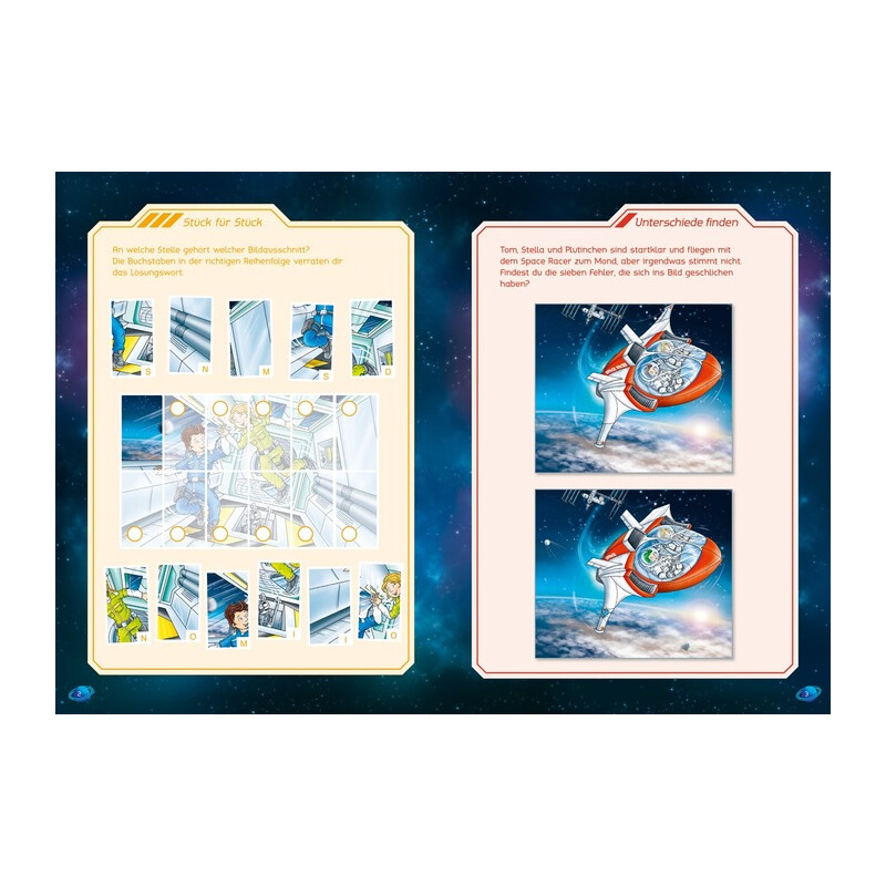 Tessloff-Verlag Il piccolo Major Tom. Divertimento con i puzzle della luna