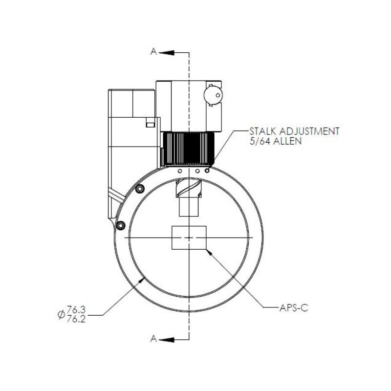 Optec Guida fuori asse Sagitta Off-Axis Guider manuell