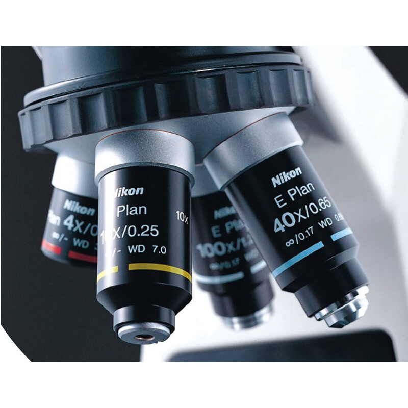 Nikon Mikroskop ECLIPSE E200, LED, trino, infinity, e-plan, 40x-1000x