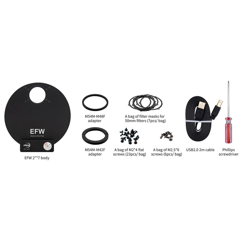 ZWO Ruota portafiltri EFW 7x 2"