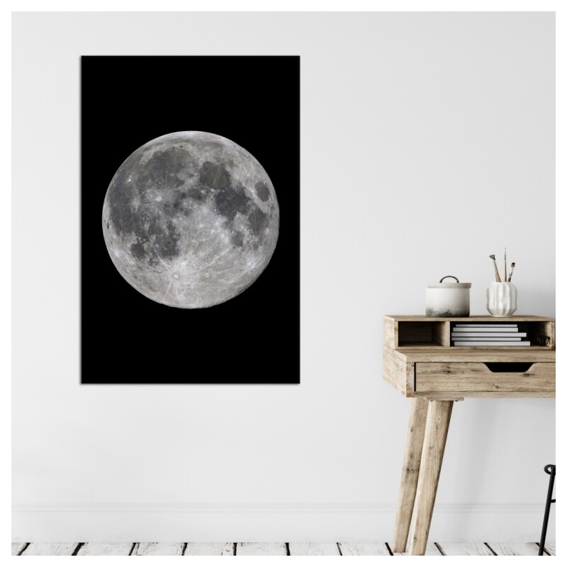 Oklop Poster Luna piena 50 cm x 70 cm