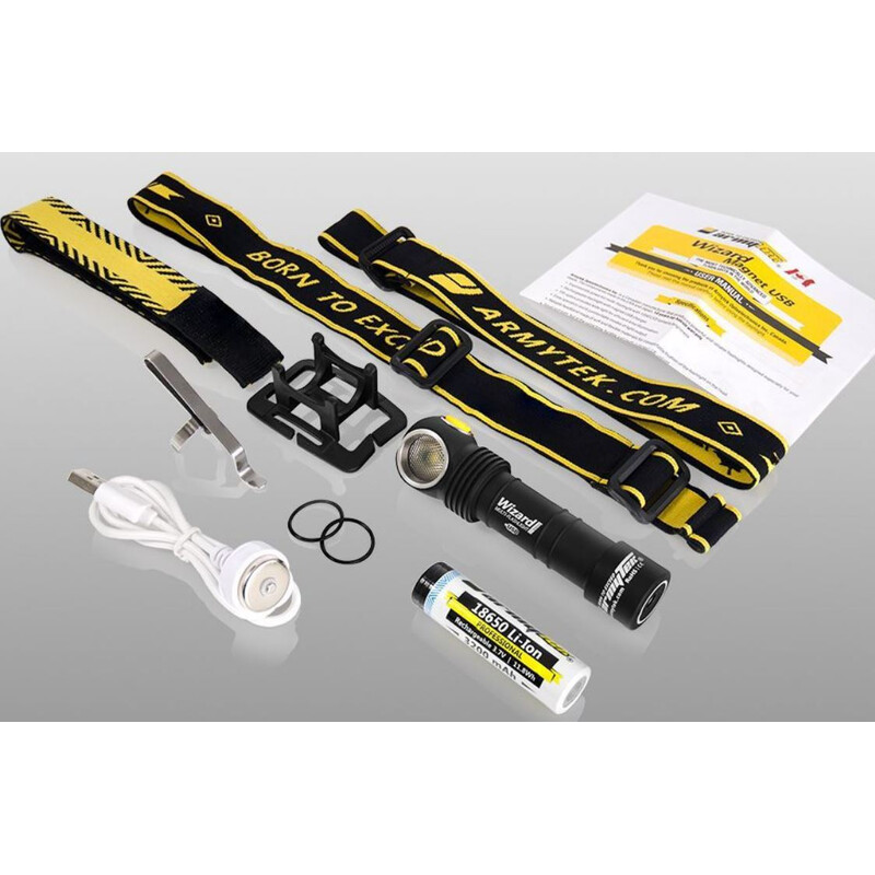Armytek Torcia Lampada multifunzionale Pro Magnet USB (luce calda)
