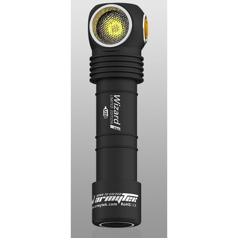 Armytek Torcia Wizard Pro Nichia Magnetlampe (warmes Licht)