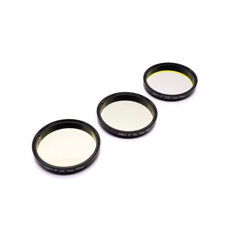 ZWO Filtro Set di filtri lineari H-alpha, SII, OIII 2"