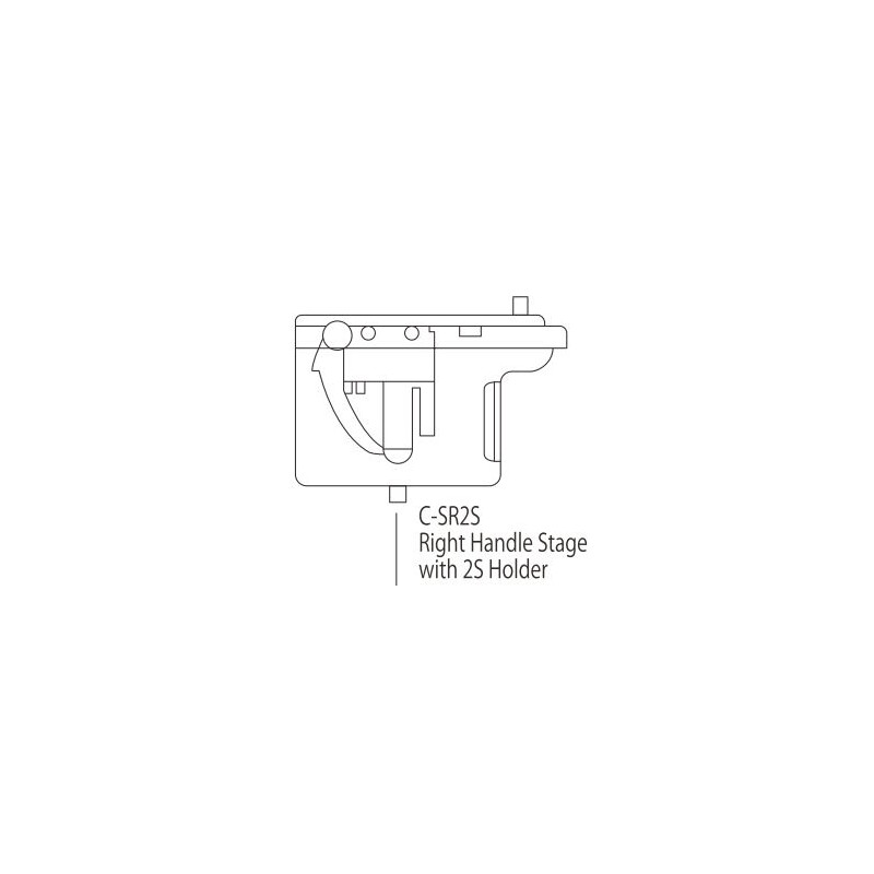 Nikon C-SR2S Palcoscenico con impugnatura destra e supporto 2SHolder