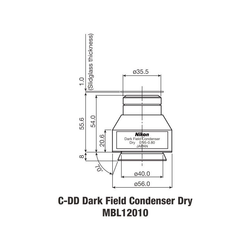 Nikon Condensatore in campo oscuro a secco
