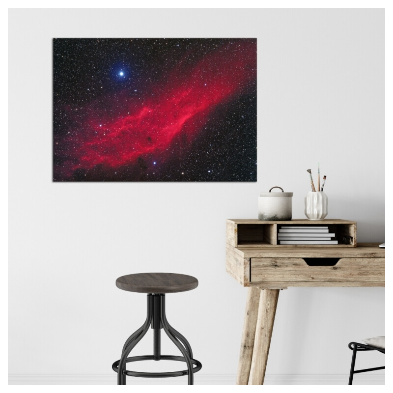 Oklop Poster Nebbia californiana NGC 1499 75 cm x 50 cm