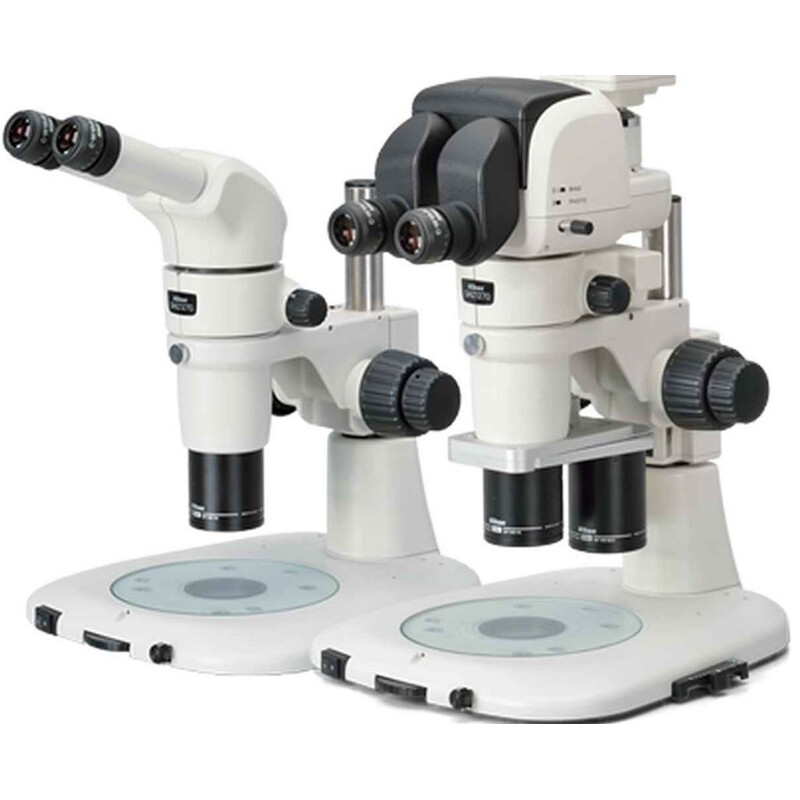 Nikon Microscopio stereo zoom SMZ1270i, trino, ERGO, Plan AP 0.75x, 0.63x-8x, FN22, W.D.107mm, supporto C-US2