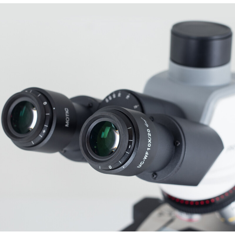 Motic Microscopio Panthera E2, Trinokular, HF, Infinity, plan achro., 40x-1000x, fixed Koehl.LED